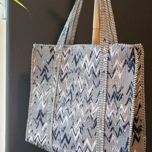 Chevron Patterned Tote Bag